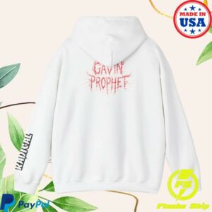 kenny Gavin Prophet Merch Store Radical Red Graffiti Crash Cloud Hoodiea