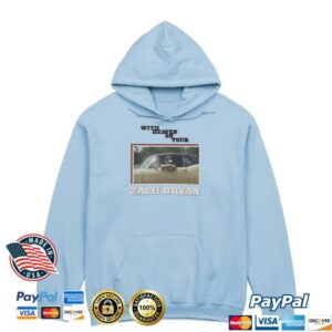 kenny Gift Apparel Store Merch Shop Zach Bryan With Heaven On Tour 2026 Hoodie