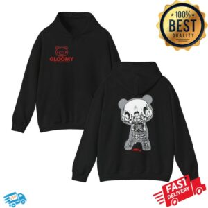 kenny Gloomy Bear Store Merch Skeleton Gloomy Unisex Hoodiess
