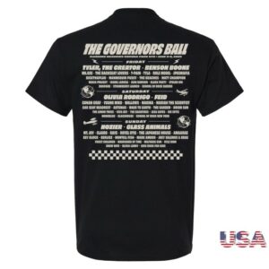 kenny Governors Ball Music Festival Merch Gov Bop Lineup Tee0