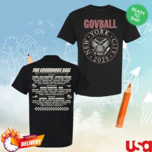 kenny Governors Ball Music Festival Merch Gov Bop Lineup Tee1