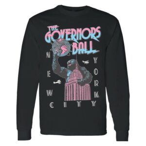 kenny Governors Ball Music Festival Merch King Kong Longsleeve Lineup Tee