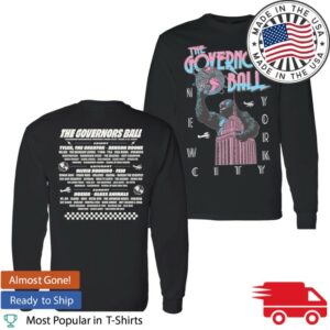 kenny Governors Ball Music Festival Merch King Kong Longsleeve Lineup Tee0