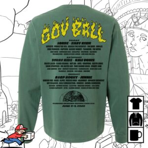 kenny Governors Ball Music Festival Merch Uniflame Lineup Long Sleeve Tee1