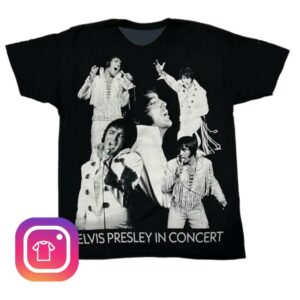 kenny Graceland Store Merch Shop Elvis Presley In Concert Collage T Shirt kenny Graceland Store Merch Shop Elvis Presley In Concert Collage T Shirt
