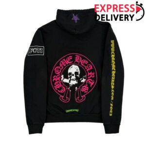 kenny Grandeur Merch Store Black Multicolor Foti Horseshoe Logo Hoodie