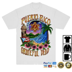 Grateful Dead Merch Store Puerto Rico United States Of Dead Shirt
