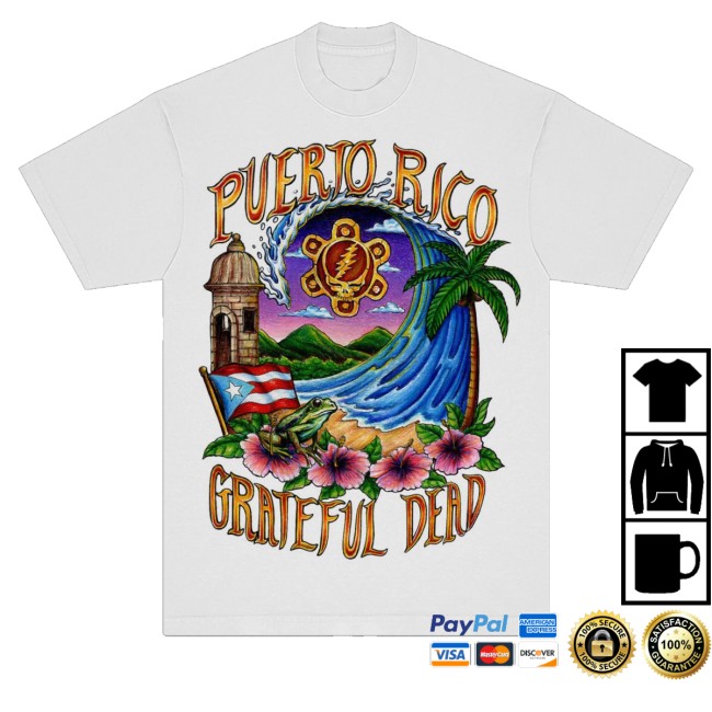 Grateful Dead Merch Store Puerto Rico United States Of Dead Shirt 2 Grateful Dead Merch Store Puerto Rico United States Of Dead Shirt