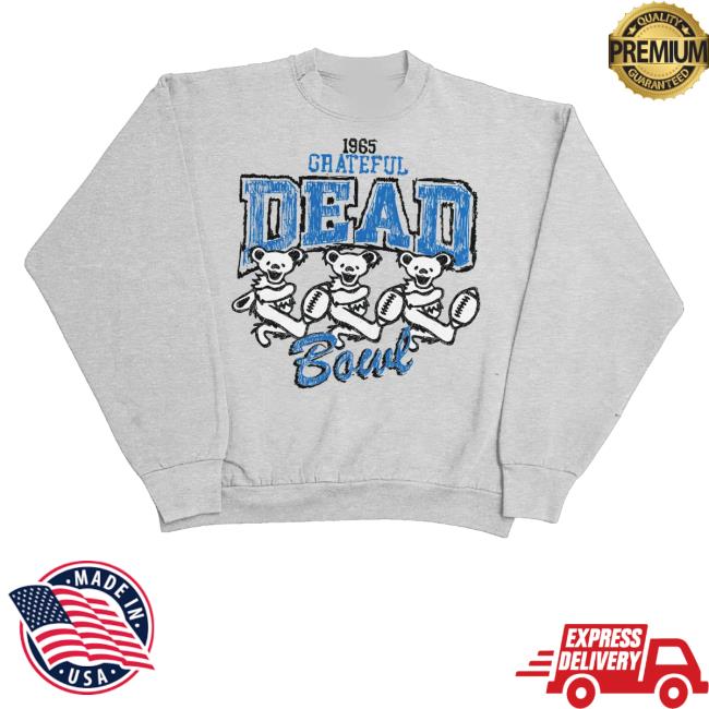 kenny Grateful Dead Store Merch Shop Bear Football Crewneck kenny Grateful Dead Store Merch Shop Bear Football Crewneck