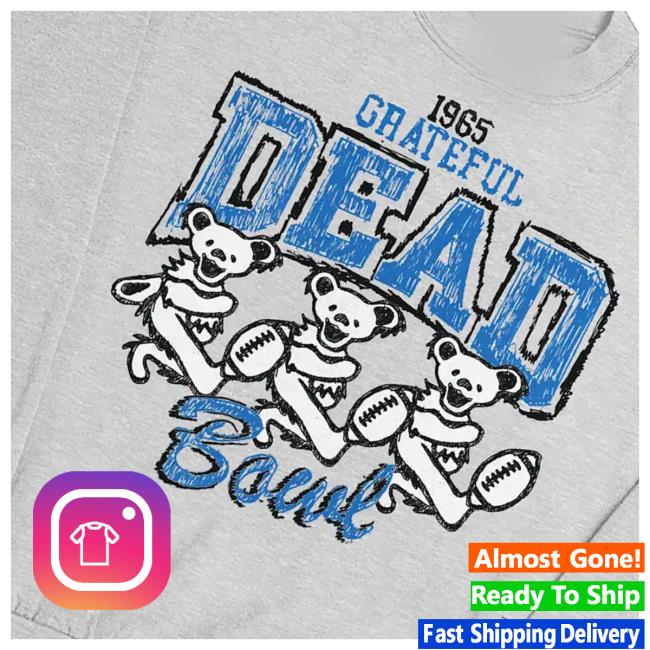 kenny Grateful Dead Store Merch Shop Bear Football Crewnecke kenny Grateful Dead Store Merch Shop Bear Football Crewnecke