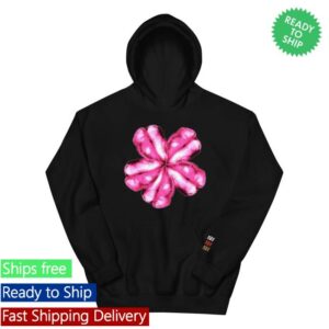 Groovyie Store Merch Shop Plush Lip Flower Unisex Hoodies