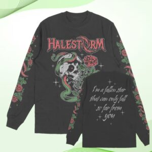 Halestorm Merch Shop Store Fallen Star Long Sleeve