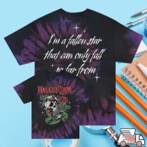 Halestorm Merch Shop Store Fallen Star T-Shirt Nebula Dye