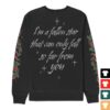 Halestorm Merch Store Fallen Star Crewneck Sweatshirt Black 7 Halestorm Merch Store Fallen Star Crewneck Sweatshirt Black