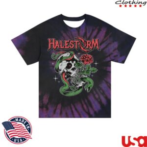 Halestorm Merch Store Fallen Star Shirt Nebula Dye