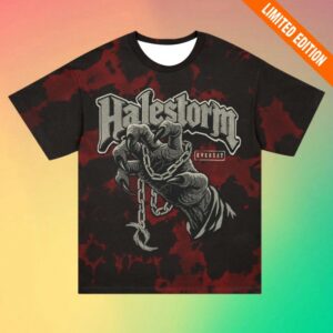 Halestorm Rocks Merch Claw Everest Shirt Crystal Dye