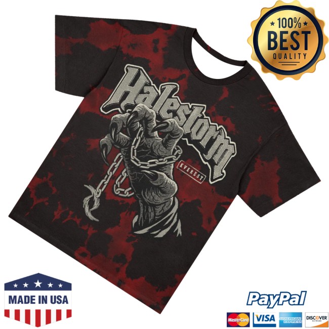 Halestorm Rocks Merch Claw Everest Shirt Crystal Dye 3 Halestorm Rocks Merch Claw Everest Shirt Crystal Dye