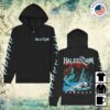 Halestorm Rocks Merch Everest Zip Up Hoodie Black