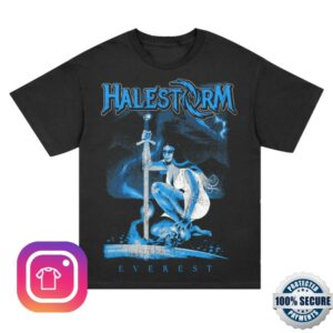 Halestorm Rocks Merch Priestess Everest Shirt Black