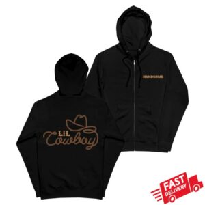 kenny Handsome Podcast Merch Lil Cowboy Zip Hoodie1