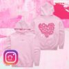 kenny Happiness Project Merch Love Your Mind Hoodie Pink Peony0