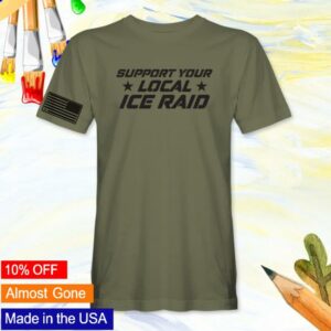 kenny Hodgetwins Merch Store Support Your Local Ice Raid T Shirt