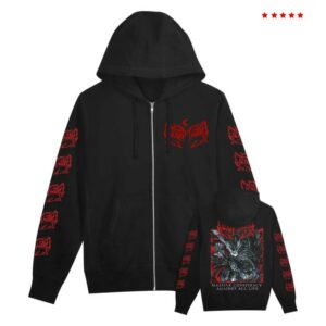Holy Mountain Printing Merch Shop Leviathan Ash Zip Up Hoodie