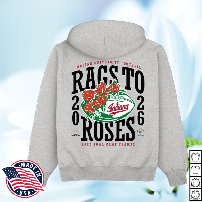 kenny Homefield Apparel Merch Store Indiana Rags To Roses 2026 Rose Bowl Champs Heavyweight Hoodie kenny Homefield Apparel Merch Store Indiana Rags To Roses 2026 Rose Bowl Champs Heavyweight Hoodie