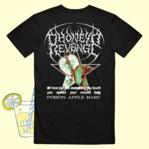 kenny Honey Revenge Merch Store Poison Apple Baby Metal Black Shirt