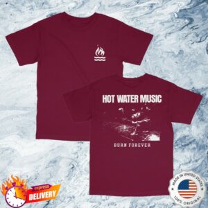 kenny Hot Water Music Merch Burn Forever T Shirt