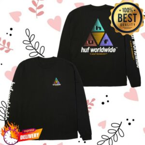 kenny Huf Worldwide Merch Prism Logo Sportif Long Sleeve T Shirt0