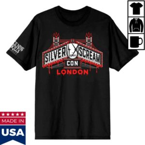 Ice Nine Kills Merch Silver Scream Con London Event Tee