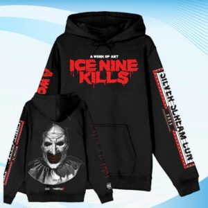 Ice Nine Kills Merch Store Shop Silver Scream Con Terrifier Hoodie
