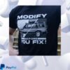 Iconbox Merch Store Disco 2 Modify Before You Fix Mono Shirt