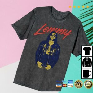kenny Imotorhead Merch Lemmy Portrait Teee