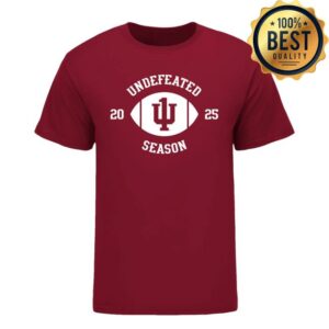 kenny Indiana University Merch Shop Indiana Hoosiers 2025 Undefeated Season T Shirt