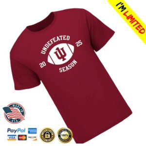 kenny Indiana University Merch Shop Indiana Hoosiers 2025 Undefeated Season T Shirts