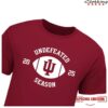 kenny Indiana University Merch Shop Indiana Hoosiers 2025 Undefeated Season T Shirtw