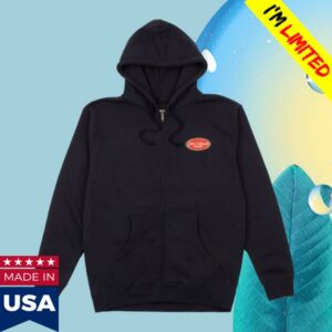 kenny Jacks Surfboards Merch Store Country Squire Classic Zip Up Hoodie Navy