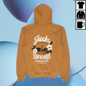 kenny Jacks Surfboards Merch Store Tip Toe Classic Pullover Hoodie Khakia