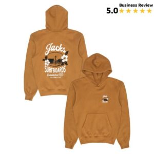 kenny Jacks Surfboards Merch Store Tip Toe Classic Pullover Hoodie Khakiaa