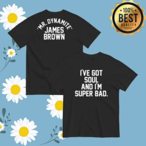 James Brown Store Merch Mr. Dynamite Double Sided Shirt