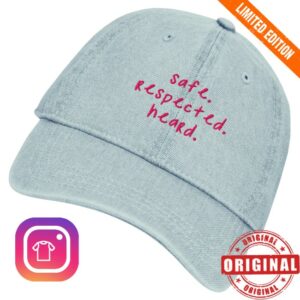 kenny Jen Hamilton Merch Safe Respected Heard Denim Hat0