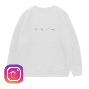 kenny Jennie Merch Store Ruby White Sweatshirt