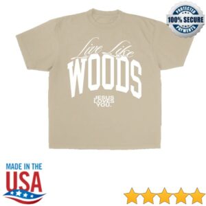 kenny Jesus Loves You Merch Store Live Like Woods Isaac Woods Tribute Shirt