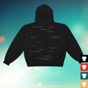 kenny Kali Uchis Merch Store Sin Miedo Anniversary Black Pullover Hoodie