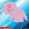 kenny Kali Uchis Merch Store Sin Miedo Anniversary Pink Long Sleeve Teess