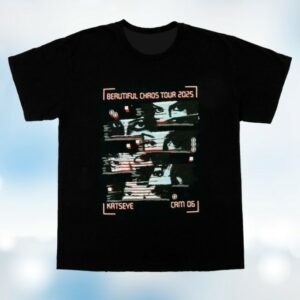 Katseye Store Merch Beautiful Chaos Distressed Shirt