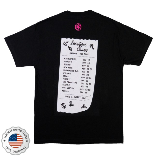 Katseye Store Merch Beautiful Chaos Routing Shirt 3 Katseye Store Merch Beautiful Chaos Routing Shirt Black