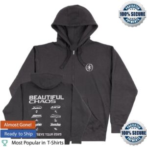 Katseye Store Store Merch Shop Beautiful Chaos Zip-Up Hoodie